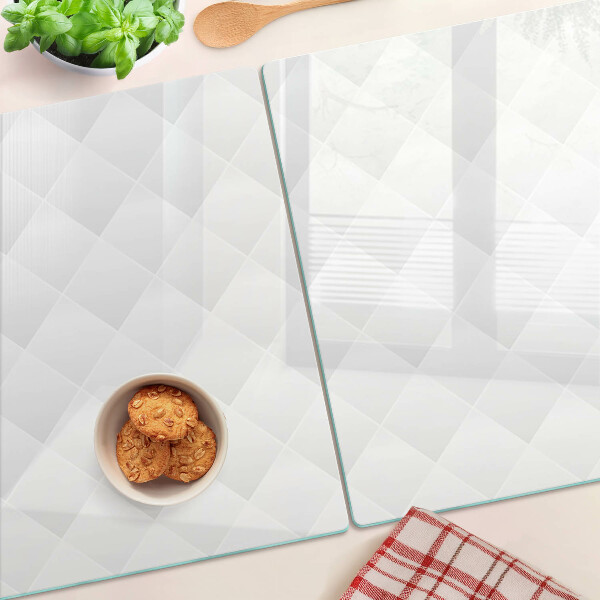 Planche à découper en verre Motif en losange