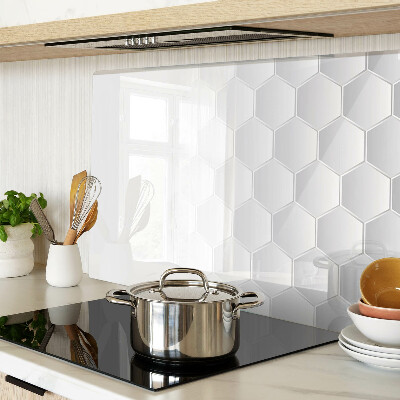 Planche à découper verre Motif hexagonal