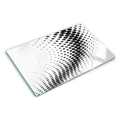 Planche à découper en verre Motif à pois