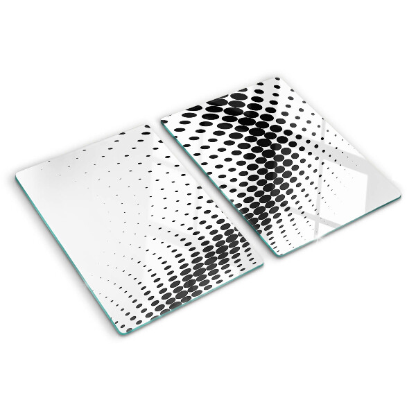Planche à découper en verre Motif à pois