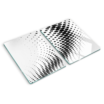 Planche à découper en verre Motif à pois