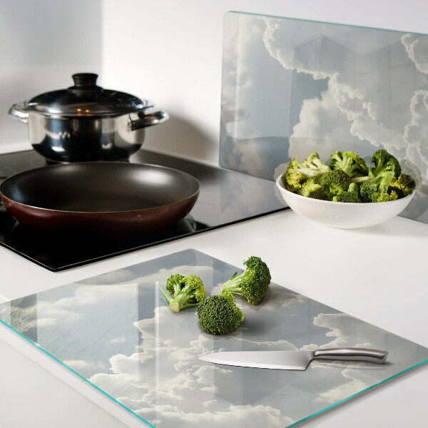 Planche à découper en verre Nuages dans le ciel