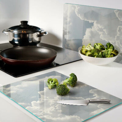 Planche à découper en verre Nuages dans le ciel
