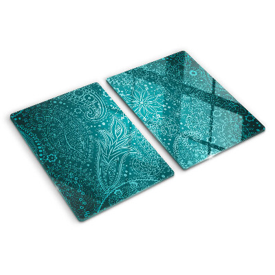 Planche à découper en verre Motif cachemire