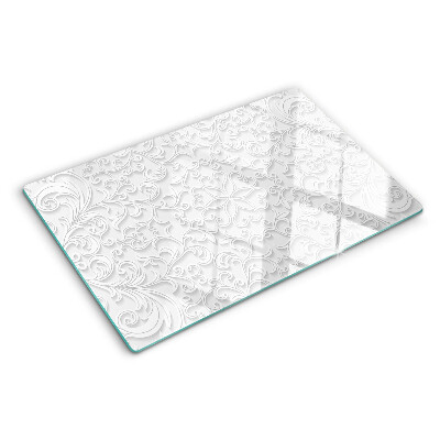 Planche à découper verre Motif floral avec des vagues