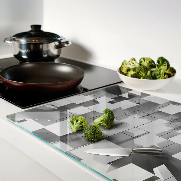 Planche à découper en verre Formes géométriques abstraites