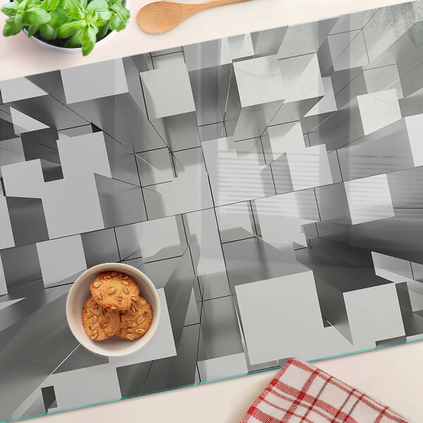 Planche à découper en verre Formes géométriques abstraites