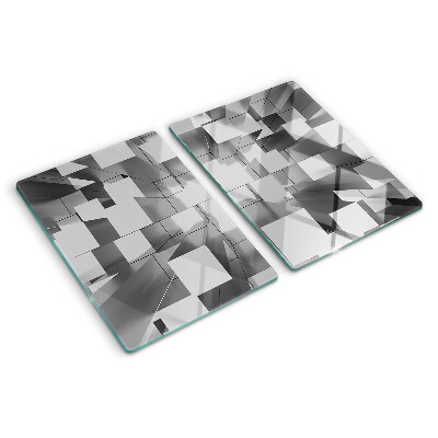 Planche à découper en verre Formes géométriques abstraites
