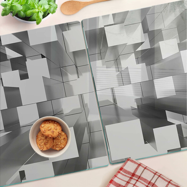Planche à découper en verre Formes géométriques abstraites