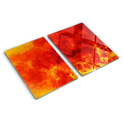 Planche à découper en verre Feu et flammes