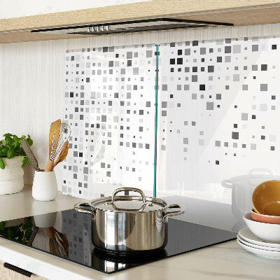 Planche à découper verre Motifs géométriques dans les tons de gris