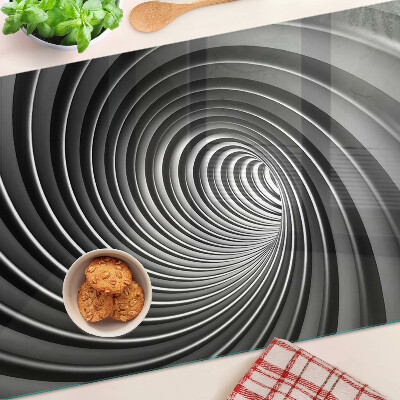 Planche à découper verre Motif en spirale tourbillonnante