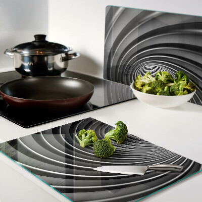 Planche à découper verre Motif en spirale tourbillonnante
