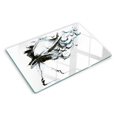 Planche à découper en verre Danse ailée