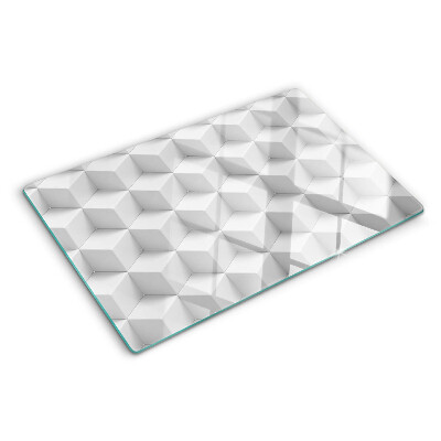 Planche à découper verre Motif hexagonal tridimensionnel