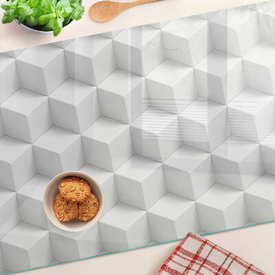 Planche à découper verre Motif hexagonal tridimensionnel