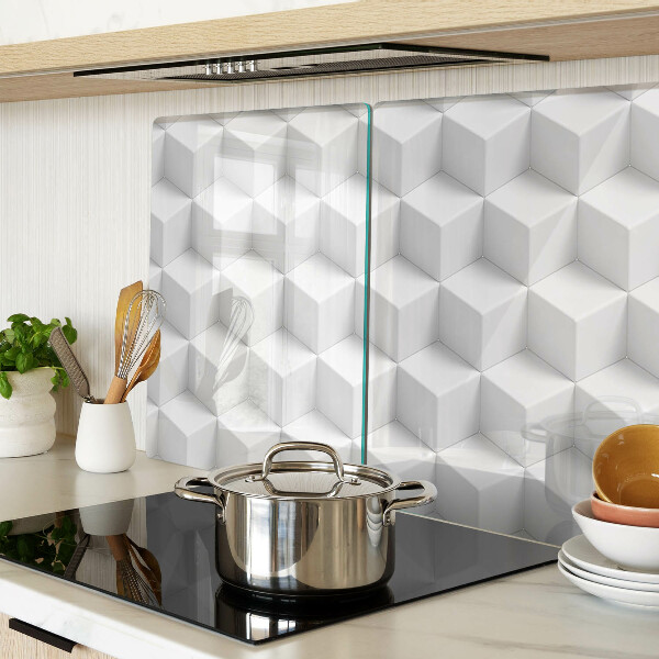 Planche à découper verre Motif hexagonal tridimensionnel