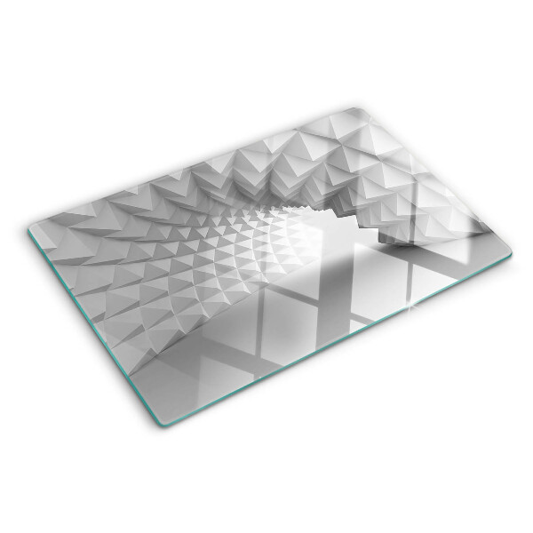 Planche à découper verre Motif géométrique 3D