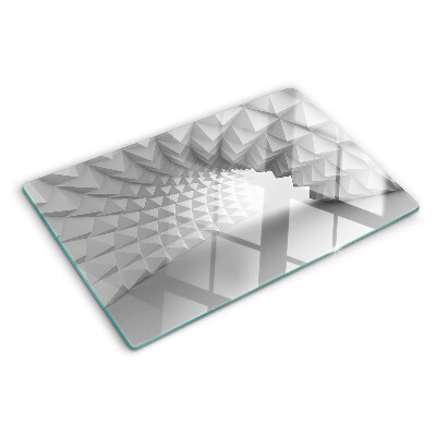 Planche à découper verre Motif géométrique 3D