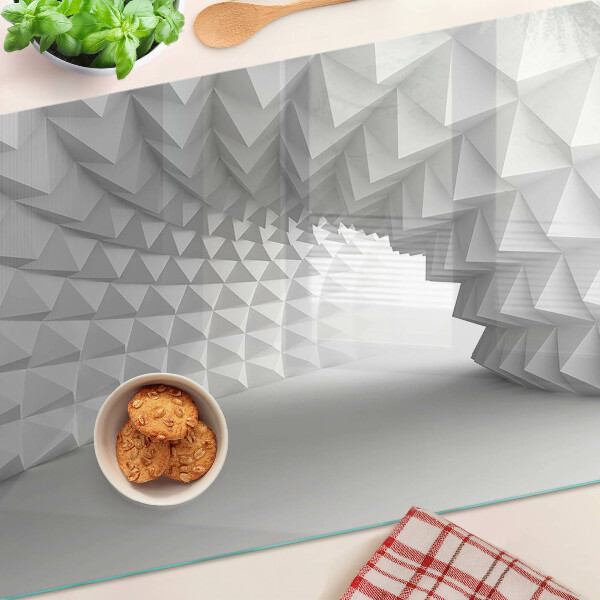 Planche à découper verre Motif géométrique 3D