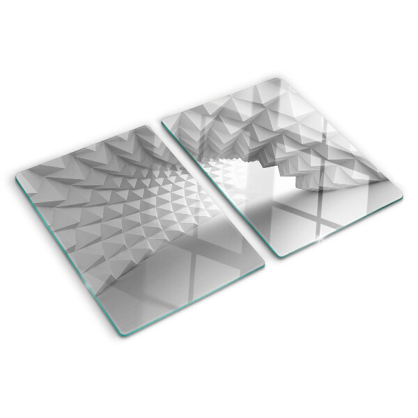 Planche à découper verre Motif géométrique 3D