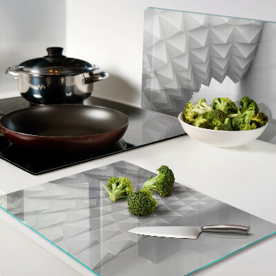 Planche à découper verre Motif géométrique 3D