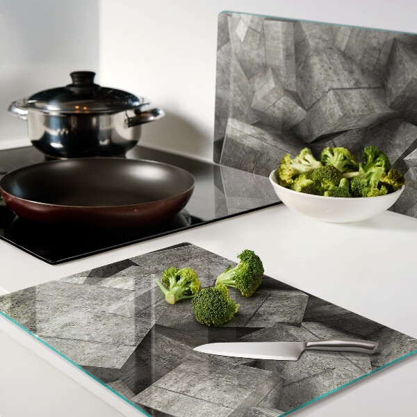 Planche à découper en verre Formes géométriques abstraites