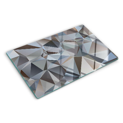 Planche à découper verre Motif de coupe en diamant