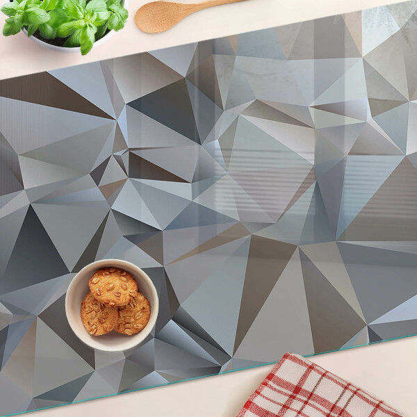 Planche à découper verre Motif de coupe en diamant