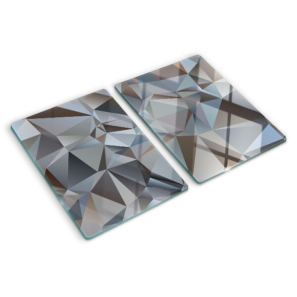 Planche à découper verre Motif de coupe en diamant