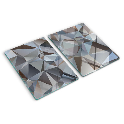 Planche à découper verre Motif de coupe en diamant