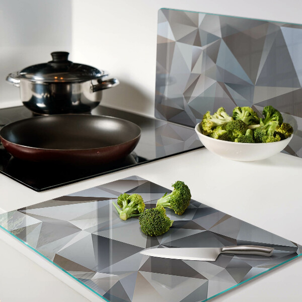 Planche à découper verre Motif de coupe en diamant