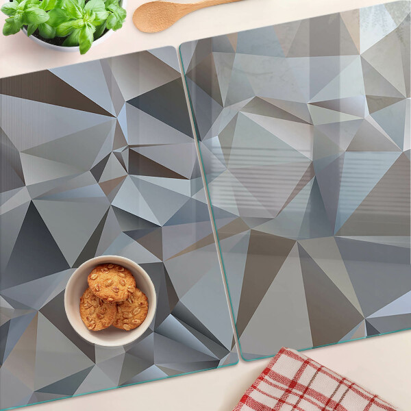 Planche à découper verre Motif de coupe en diamant