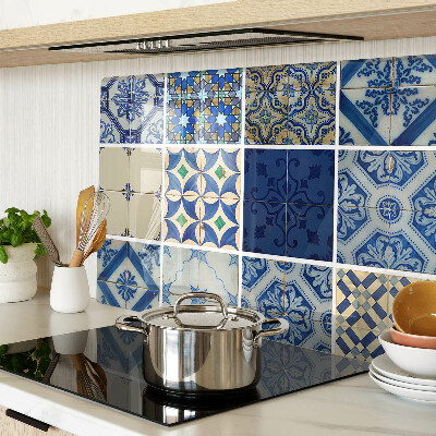 Planche à découper en verre Motif de carreaux de mosaïque