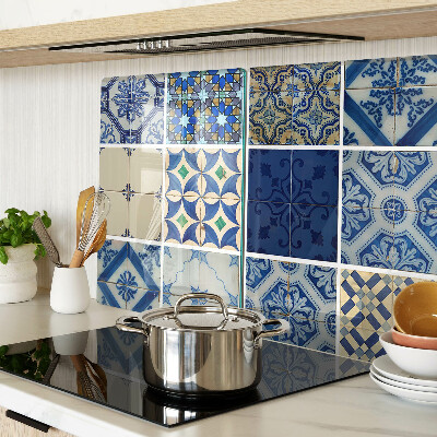 Planche à découper en verre Motif de carreaux de mosaïque