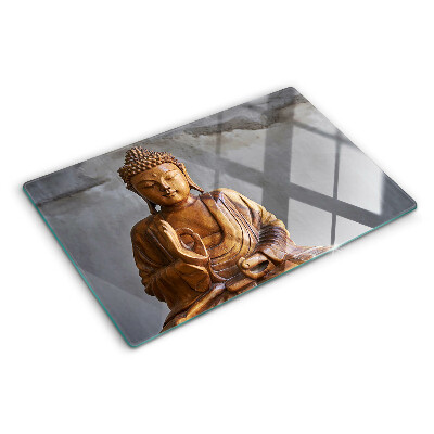 Planche à découper verre Bouddha en méditation
