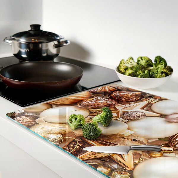 Planche à découper verre Décorations et boules de Noël