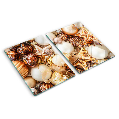 Planche à découper verre Décorations et boules de Noël