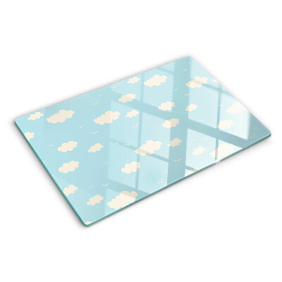 Planche à découper en verre Nuages dans le ciel