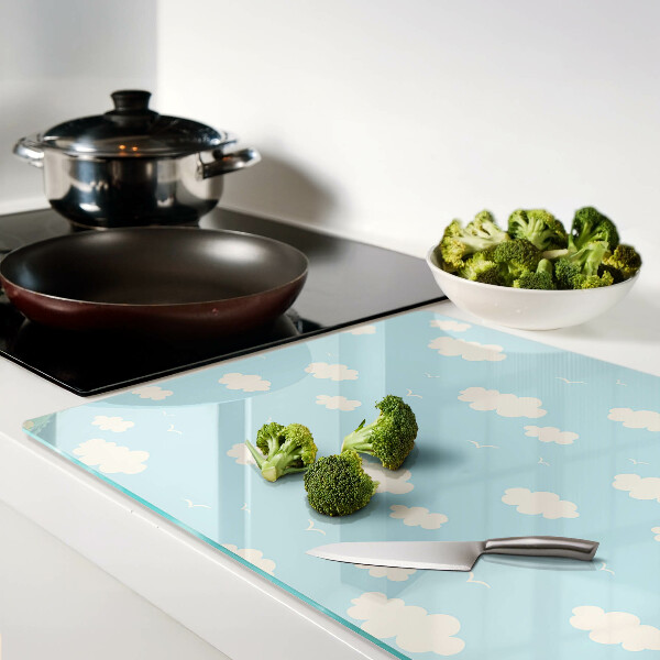 Planche à découper en verre Nuages dans le ciel