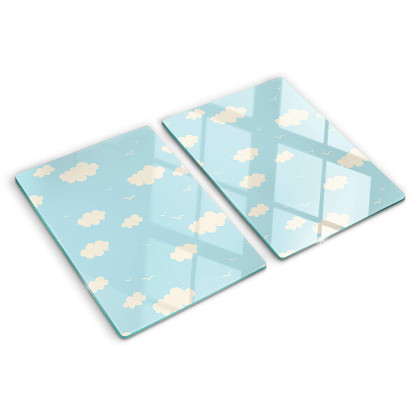 Planche à découper en verre Nuages dans le ciel