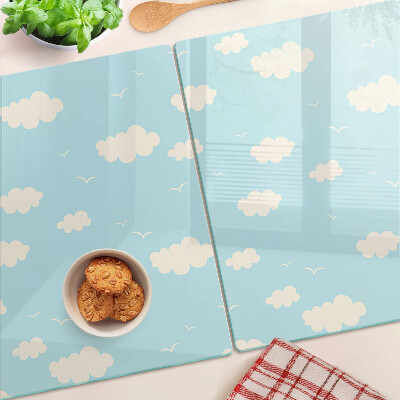 Planche à découper en verre Nuages dans le ciel