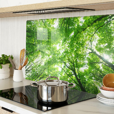 Planche à découper en verre Forêts et arbres verts