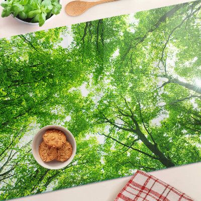 Planche à découper en verre Forêts et arbres verts