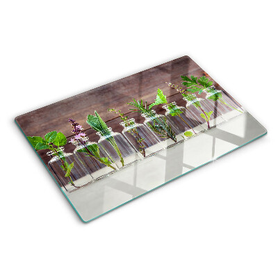 Planche à découper verre Plantes en bouteilles