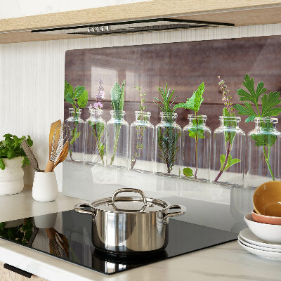 Planche à découper verre Plantes en bouteilles