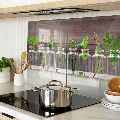 Planche à découper verre Plantes en bouteilles