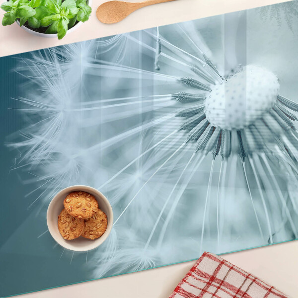 Planche à découper en verre Pissenlits contre le ciel