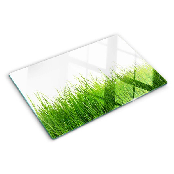 Planche à découper verre L'herbe au soleil