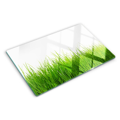 Planche à découper verre L'herbe au soleil